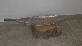 Dekoschale Blatt Metall, gebrauch,