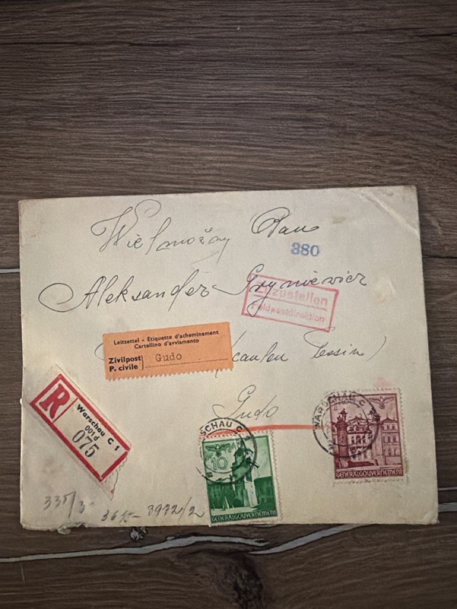 Alle Briefmarken: Briefumschlag mit Stempel und Adressat Grado – Gebraucht aus Allschwil von mel_8fhf