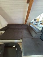 Couch inklusive Glastisch 