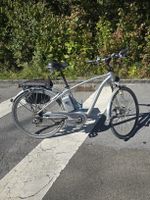 E-Bike Flyer silber gebraucht in gutem Zustand