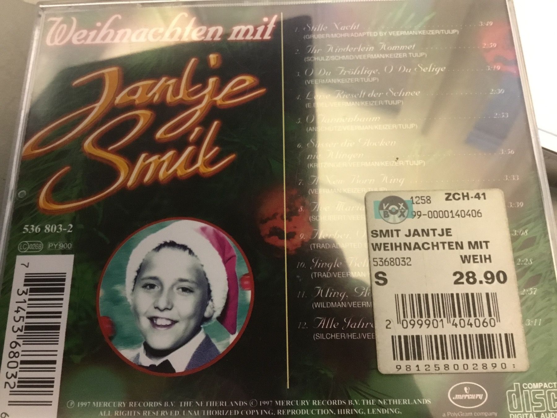 CD: Jan Smit: Weihnachten mit Jan Smit (CD) – Usato da Thierachern venduto da sweden08 1