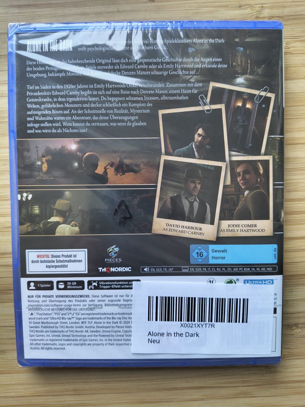Giochi: Alone in the Dark Sealed (PS 5) – Nuovo e nell'imballaggio originale da Riedholz venduto da ste_96cd 1