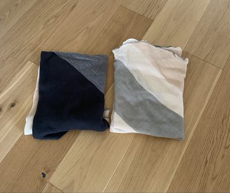 Schals 2Stk. Damen Beige/Grau/Schwarz wenig getragen 