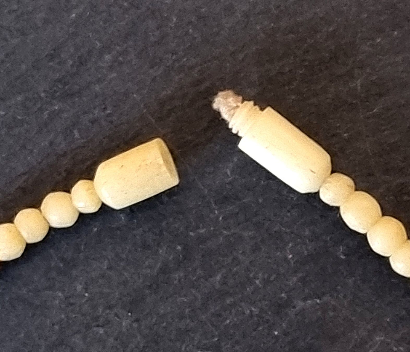 Catenine: Collier de perles en bois d'érable – Usato da Veyrier venduto da Leilazizou 2