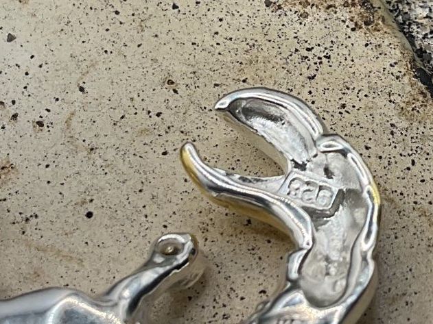 Anhänger: Hammer Brosche, Malachit und Sterlingsilber – Neu (gemäss Beschreibung) aus Luzern von S.Kern01 3