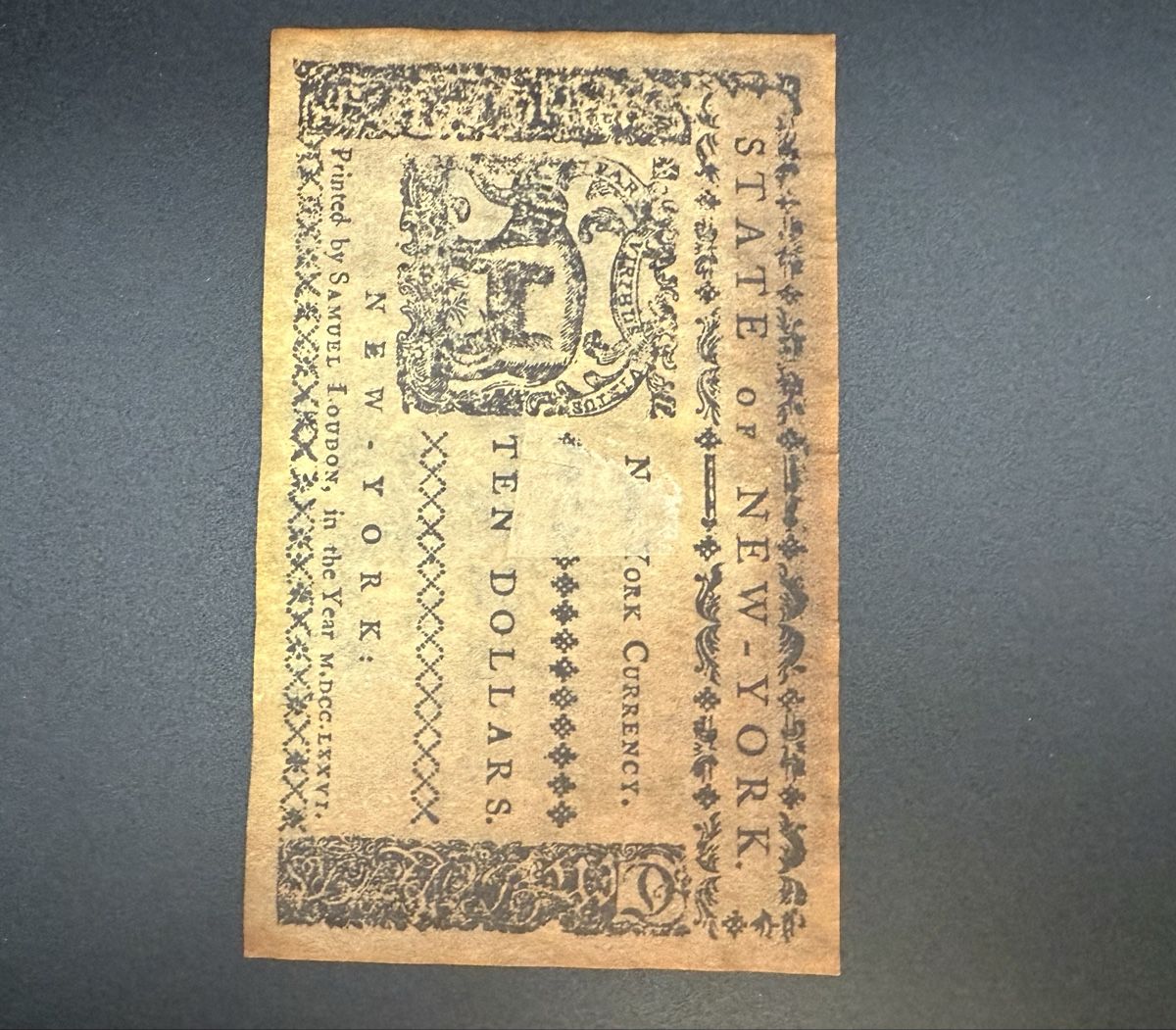 Banconote: Kolonialbanknote New York 10 Dollar 1776 – Usato da Lamone venduto da LaCantinaMagica 7
