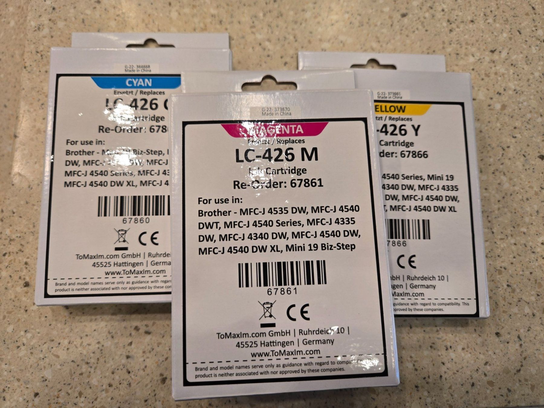 Brother Cartucce per stampanti & toner: Druckerpatronen für Brother – Usato da Chabrey venduto da Horology