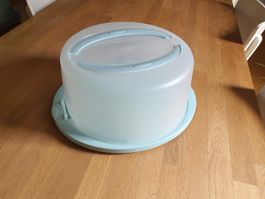 Tortenbehälter / Kuchentransportbox rund Neu