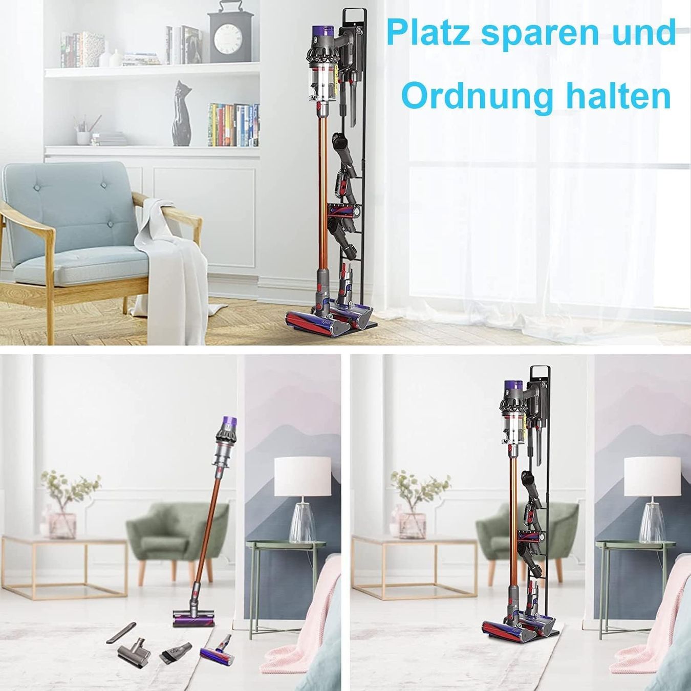 Altro in Decorazioni & Accessori: Freistehender Staubsaugerständer mit Zubehörhalter – Nuovo e nell'imballaggio originale da St. Gallen venduto da RestpostenSG 5