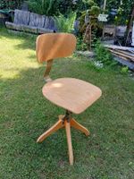 Vintage Drehstuhl / Werkstattstuhl, "Polstergleich"