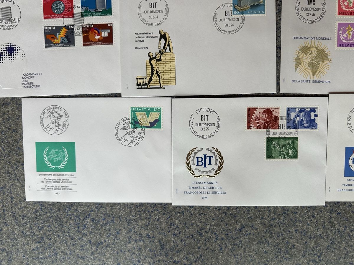 Tous les timbres: Schweiz - 24x FDC  Ämter – D'occasion à Schmitten / FR par Samsara169 4