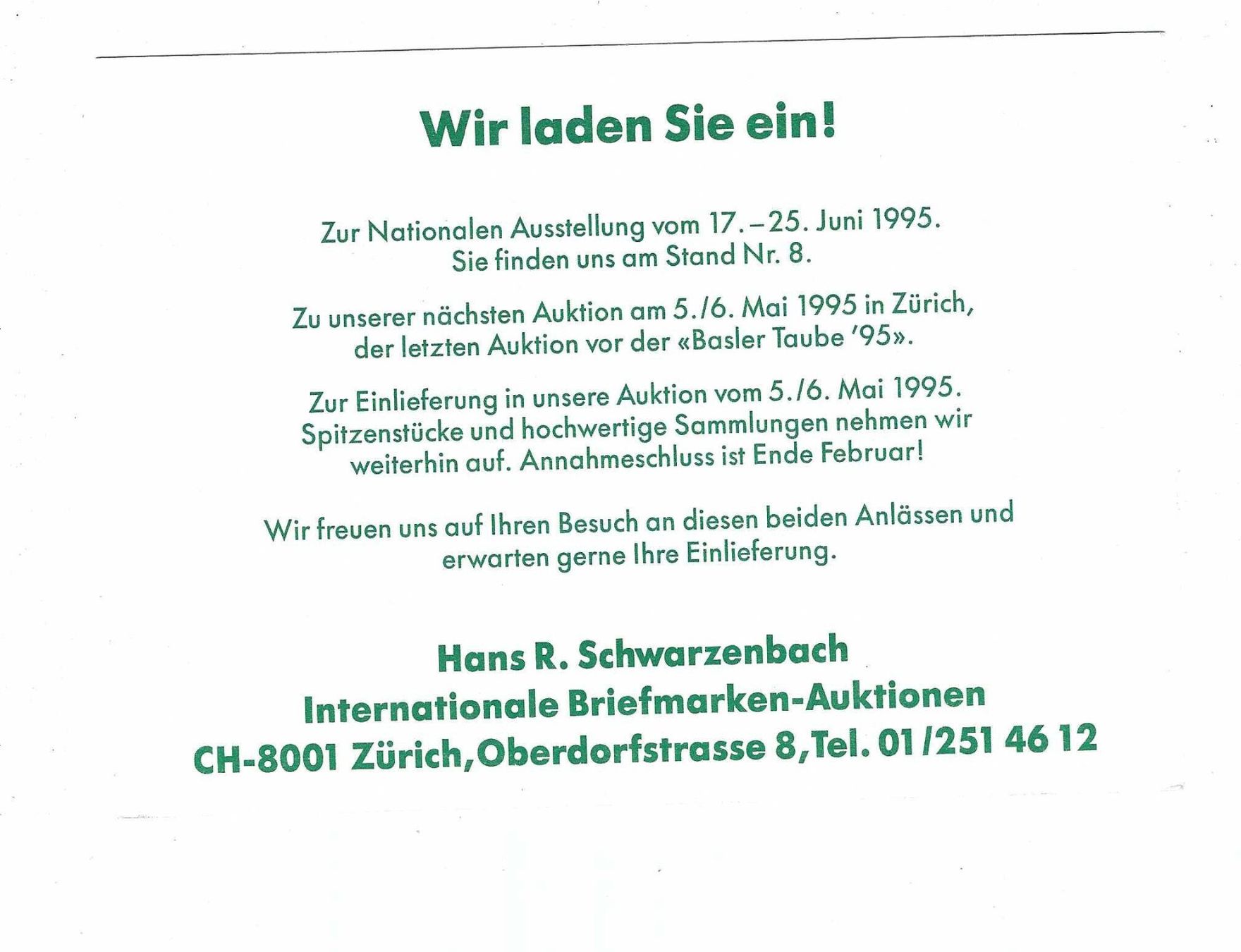 Tutti i francobolli: Postkarte mit Privatzudruck 1995 su – Usato da Aarau venduto da fussball-fussball 1