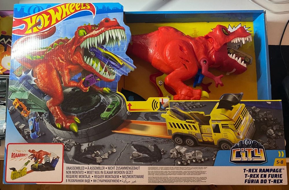 Hot Wheels City T-Rex Attacke Neu!