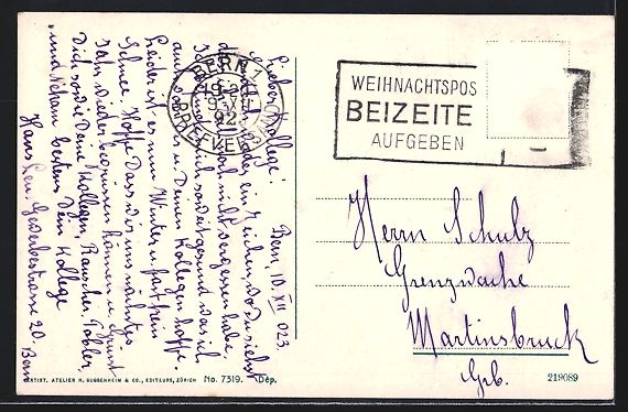 Cartoline postali: Bern, Historisches Museum, Frontansicht  – Usato da Berlin venduto da bartko-reher 1