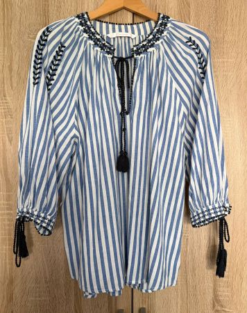 Zara Collection Bluse Tunika gestreift Gr.L