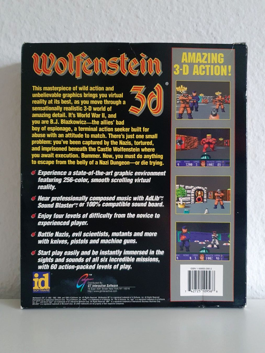 Spiele: PC Game Wolfenstein 3D (1992) Big Box + Strategy Guide – Gebraucht aus Greifensee von perfectioN88 6