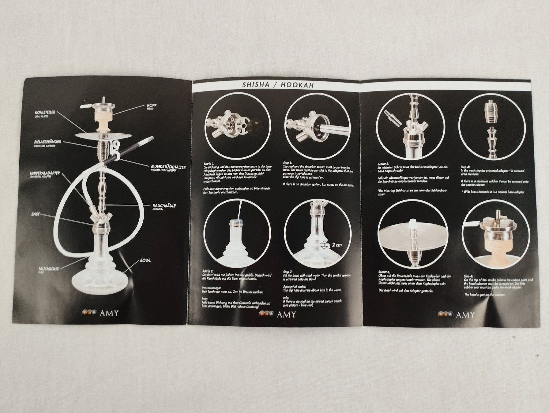 Amy Deluxe Wasserpfeifen: AMY DELUXE Shisha – Neu (gemäss Beschreibung) aus Schübelbach von Restwert_Schubelbach 5