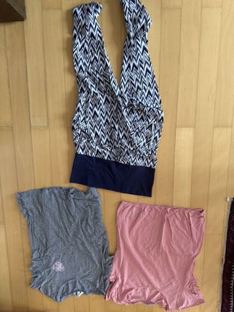Schwangerschaftskleider Grösse 40/M (T-Shirt) und 38 (Hose)