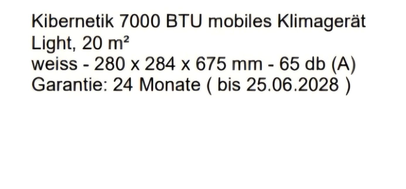 Kibernetik Klimageräte: fast neues Klimagerät – Gebraucht aus Pfaffnau von KN1988 1