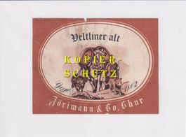 Etikette - Veltliner alt (Jörimann, Chur) /bd