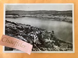 1949 Lüscherz vom Flugzeug aus gesehen