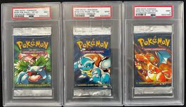 PSA 9 Set Pokémon Booster 1. Edition Deutsch Base 1999