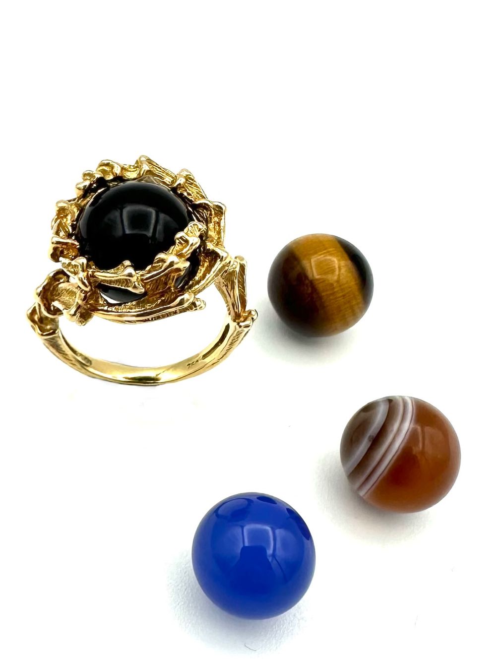 Gilbert Albert Anelli: GILBERT ALBERT. Bague or 18K et billes interchangeables – Usato da Renens VD venduto da Diademe.sarl
