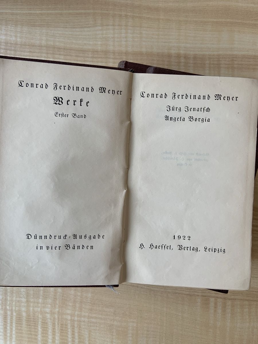 Libri: Conrad Ferdinand Meyer, Werke in 4 Bänden – Usato da Elgg venduto da dan_f8gv 2