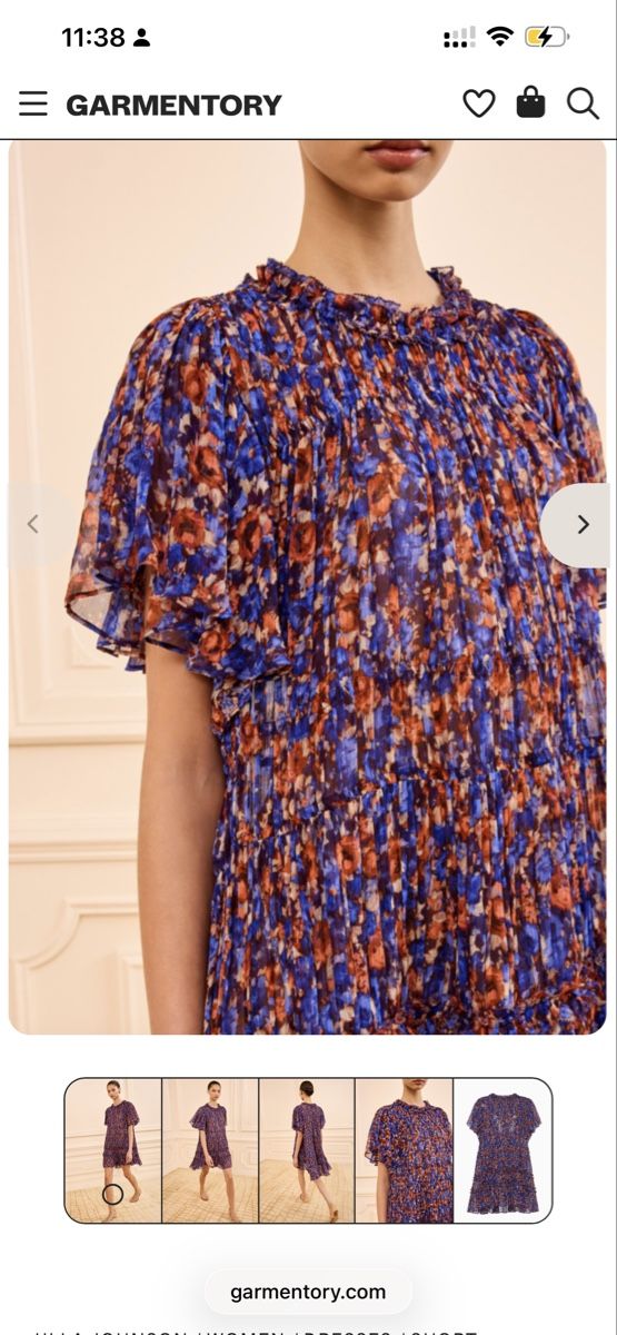 Ulla Johnson Robes: Ulla Johnson Ryla silk mini dress – Neuf (Voir description) à Rain par thesta24 1