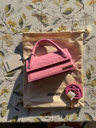 Borsa Jacquemus rosa Le Chiquito Long