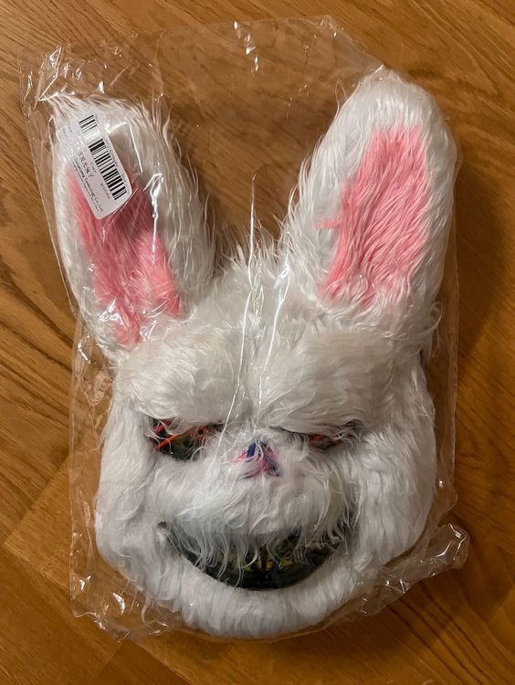 Masken: Karneval Hasenmaske mit LED (HALLOWEEN) – Neu und originalverpackt aus Döttingen von Swissquisite 2