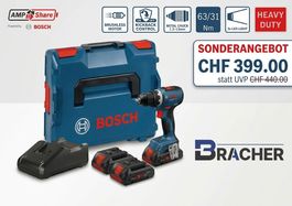18V Akku Bohrschrauber BOSCH GSR 18V-65 & 3 ProCORE 4Ah Akku