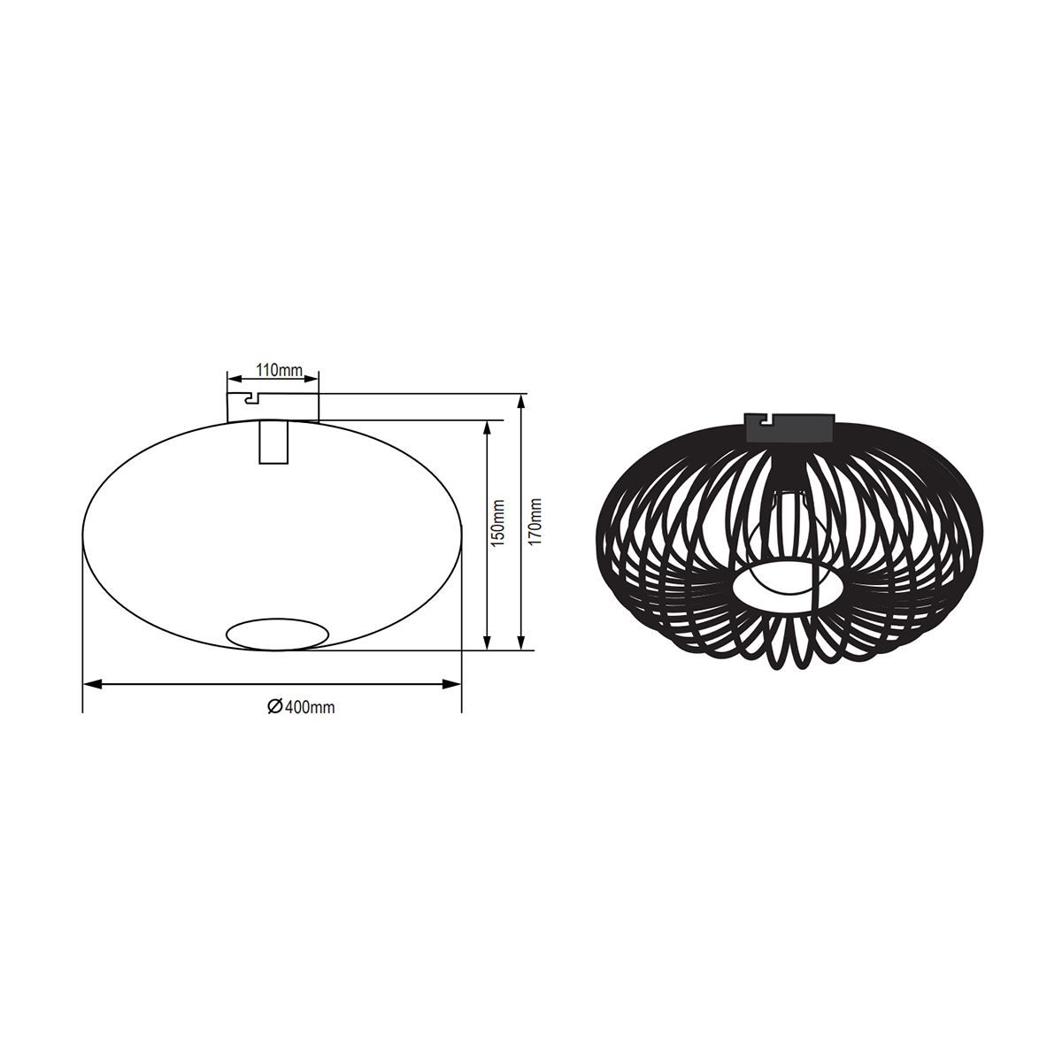 Lampadari & plafoniere: Deckenleuchte, Kupfer, 40 cm Ø – Nuovo (secondo la descrizione) da Kreuzlingen venduto da Smart-Light 4