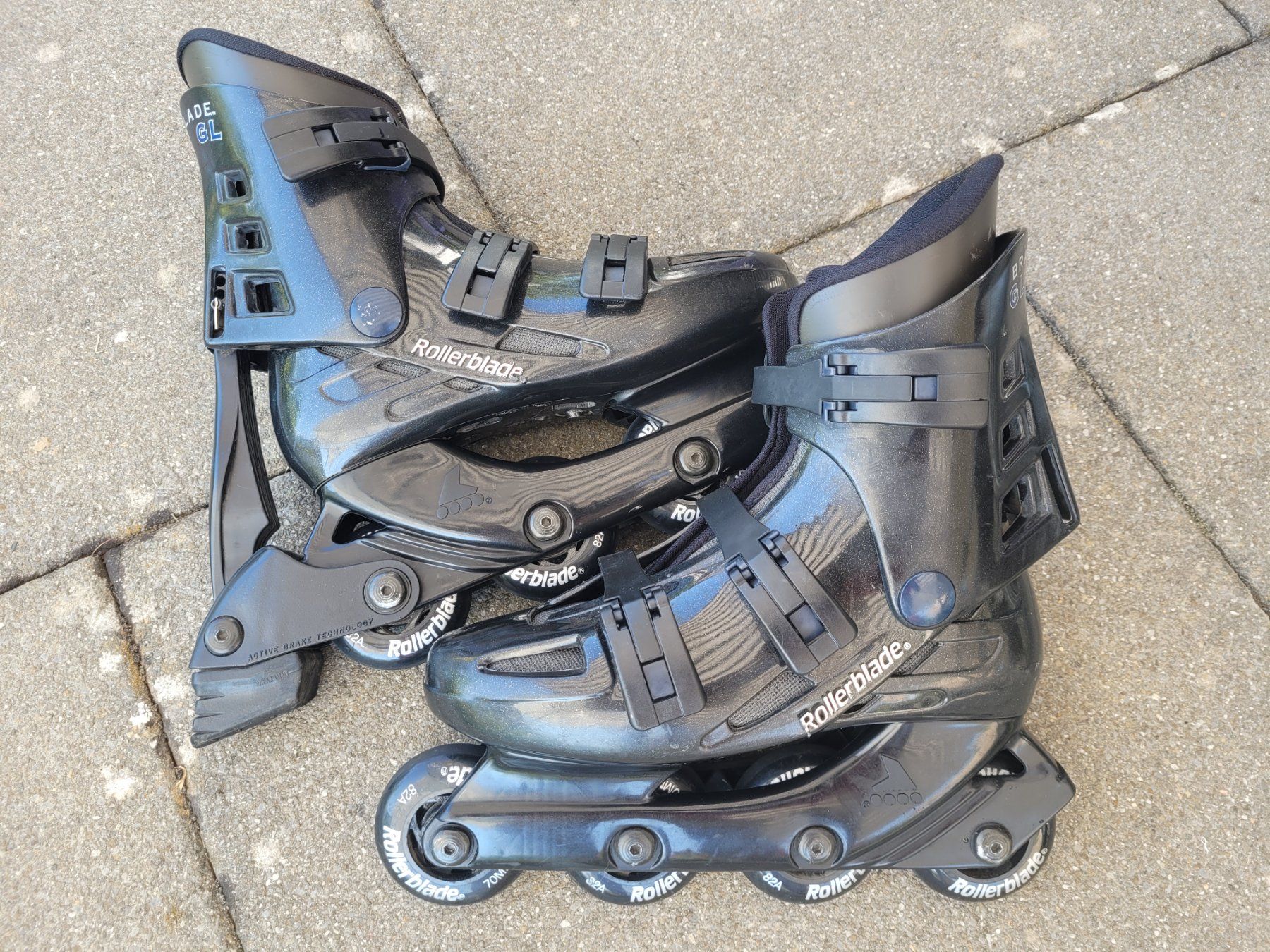 Patins à roul. & inline: Original Rollerblade BravoBlade GL Inline-Skates – Grösse 38 – D'occasion à Niederweningen par ymh 1