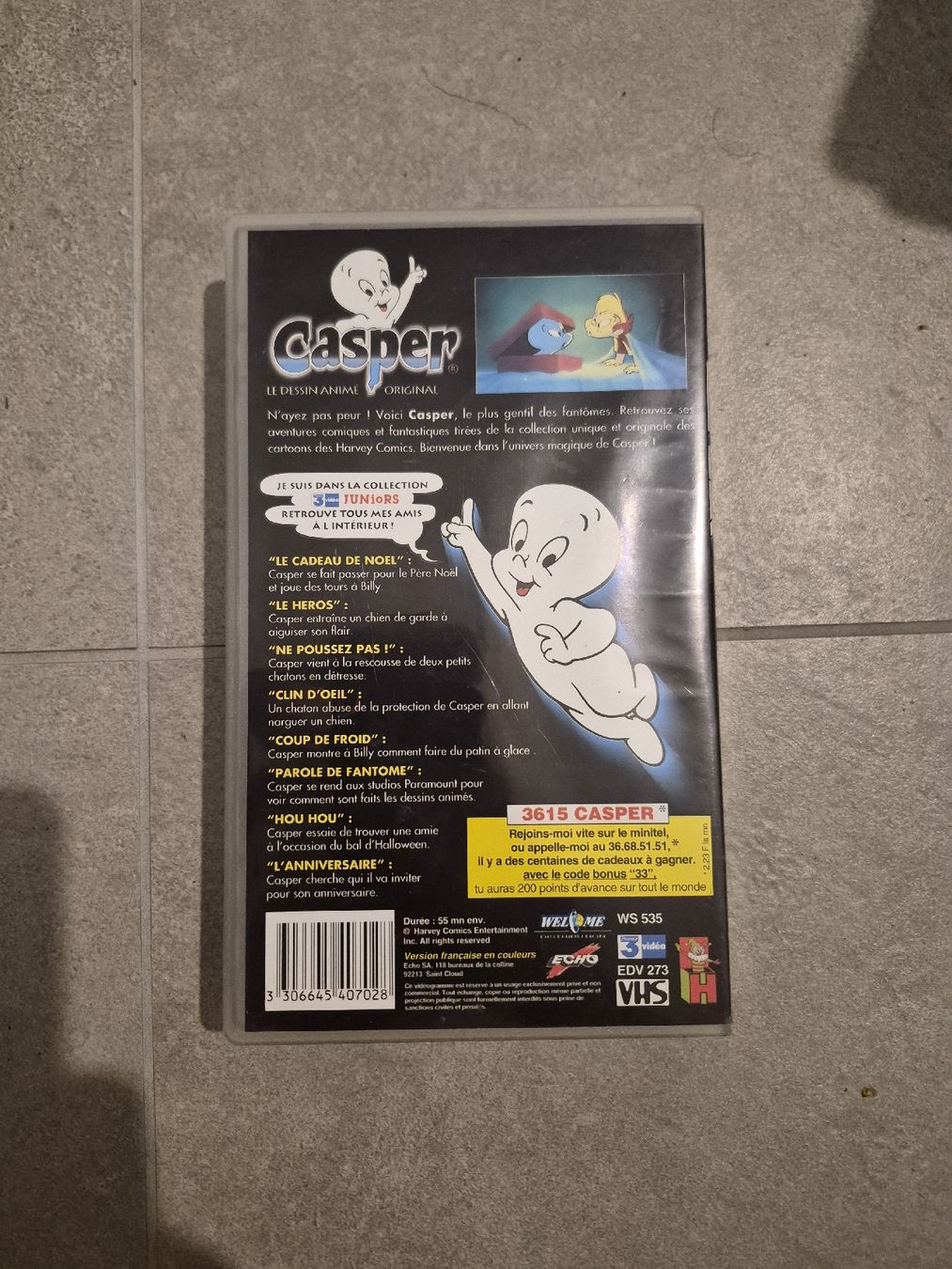 Tutti i VHS: Casper le dessin animé original VHS – Usato da St-Aubin-Sauges venduto da val_xz9c 1