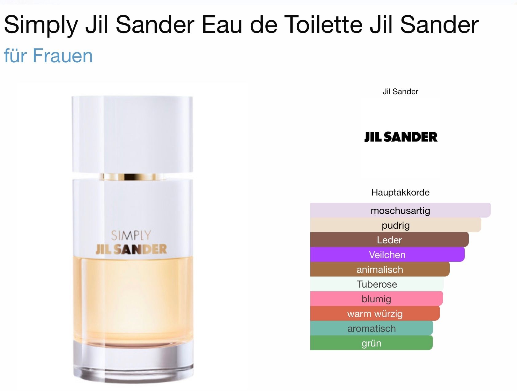 Jil Sander Profumi & Eau de Toilette: Jil Sander Simply EDT 80 ml – Nuovo (secondo la descrizione) da Pfungen venduto da bayside01 3