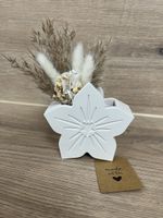 Deko mit Trockenblumen, handgemacht
