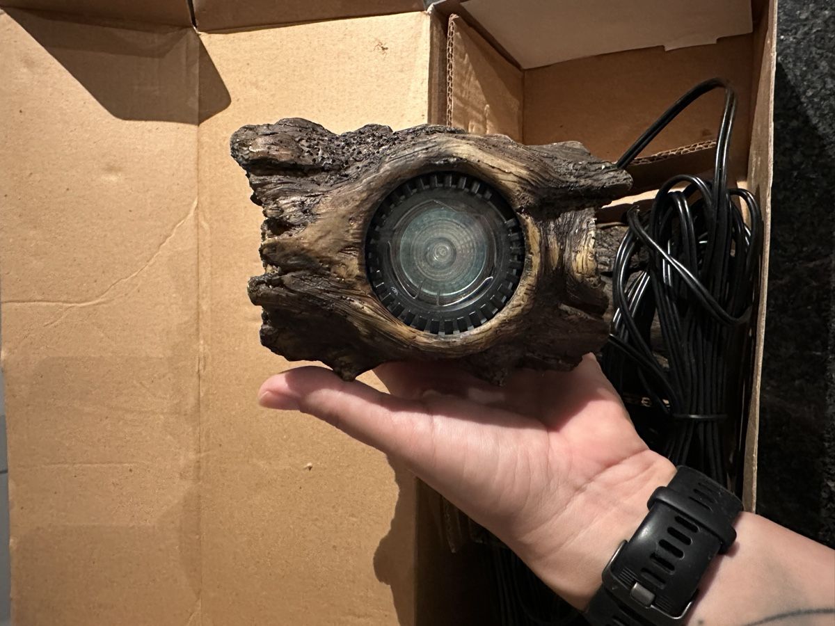 Lampen: Gartenleuchte Holz-Optik 3x20W – Gebraucht aus Sirnach von Robine1991 5