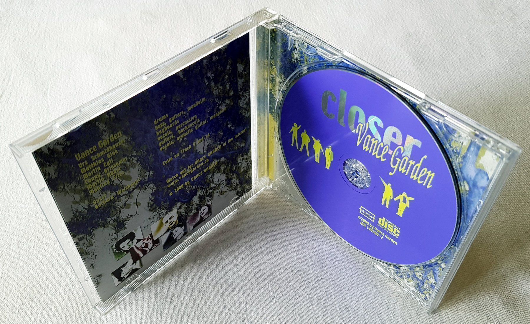 CD: Vance Garden - Closer - CD - 2000 - Switzerland First Press – Usato da Uster venduto da Zardodel 3