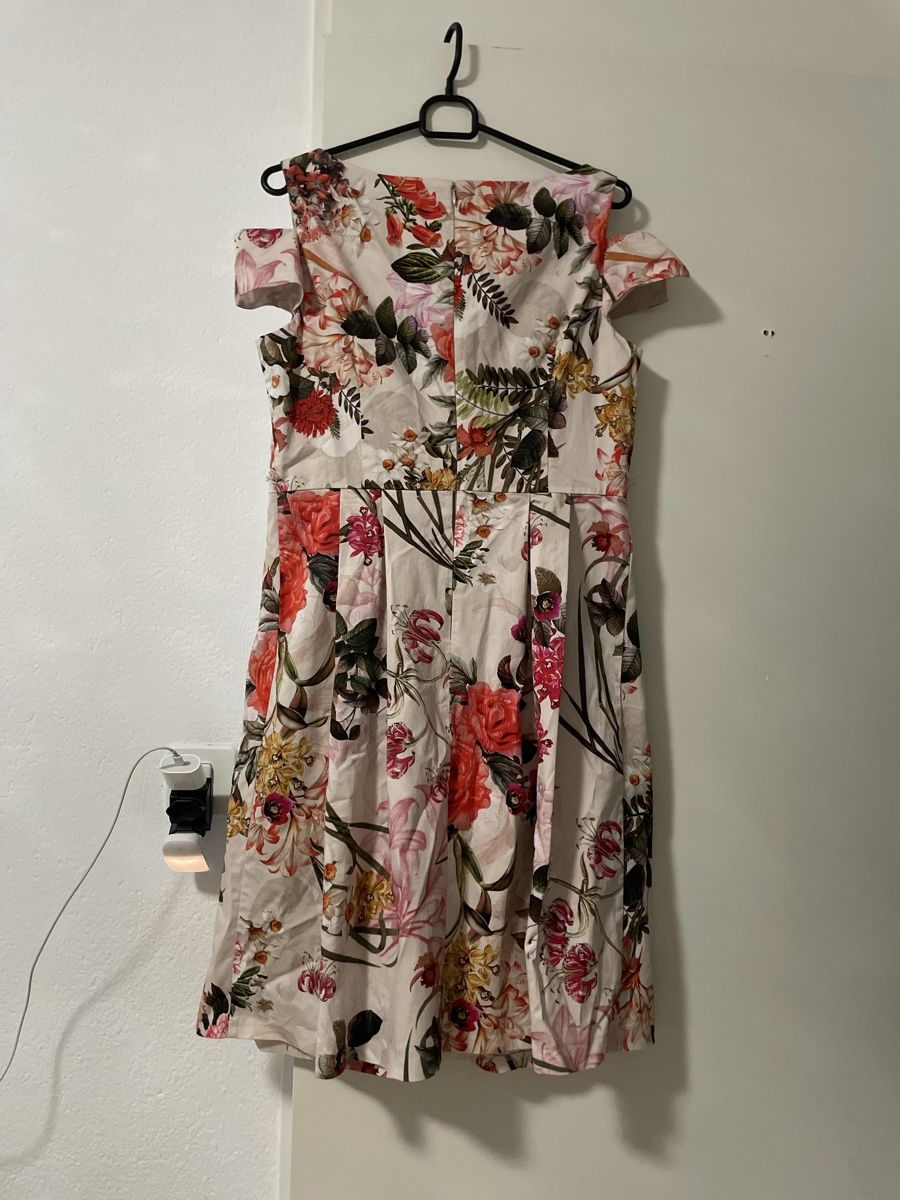 Vestiti: Sommerliches Blusenkleid mit Blumenmuster, Grösse 40 – Usato da Biel/Bienne venduto da philong 4