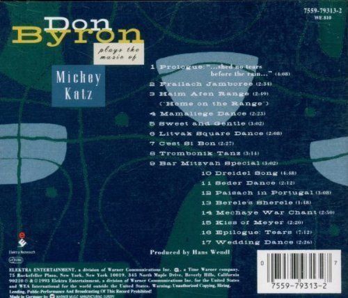 CD: Don Byron - include "Sweet & Gentle", "Seder Dance", "Tears" – Usato da Unterbäch venduto da jaqila 1