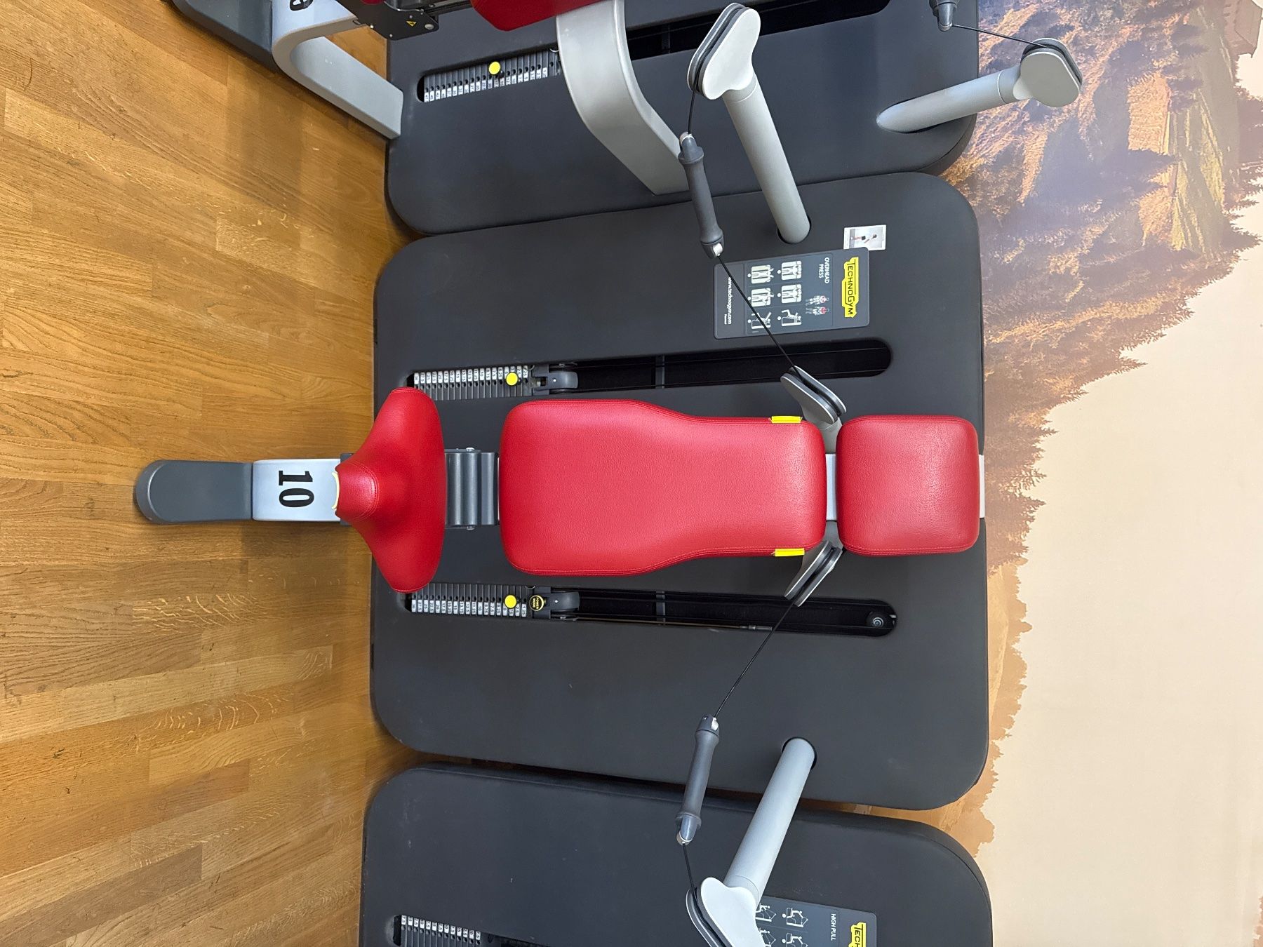 Technogym Vélos d'appartement: Technogym Overhead Press - Schulterpresse - 300VB – D'occasion à Mettmenstetten par Nils_Gut_GZG