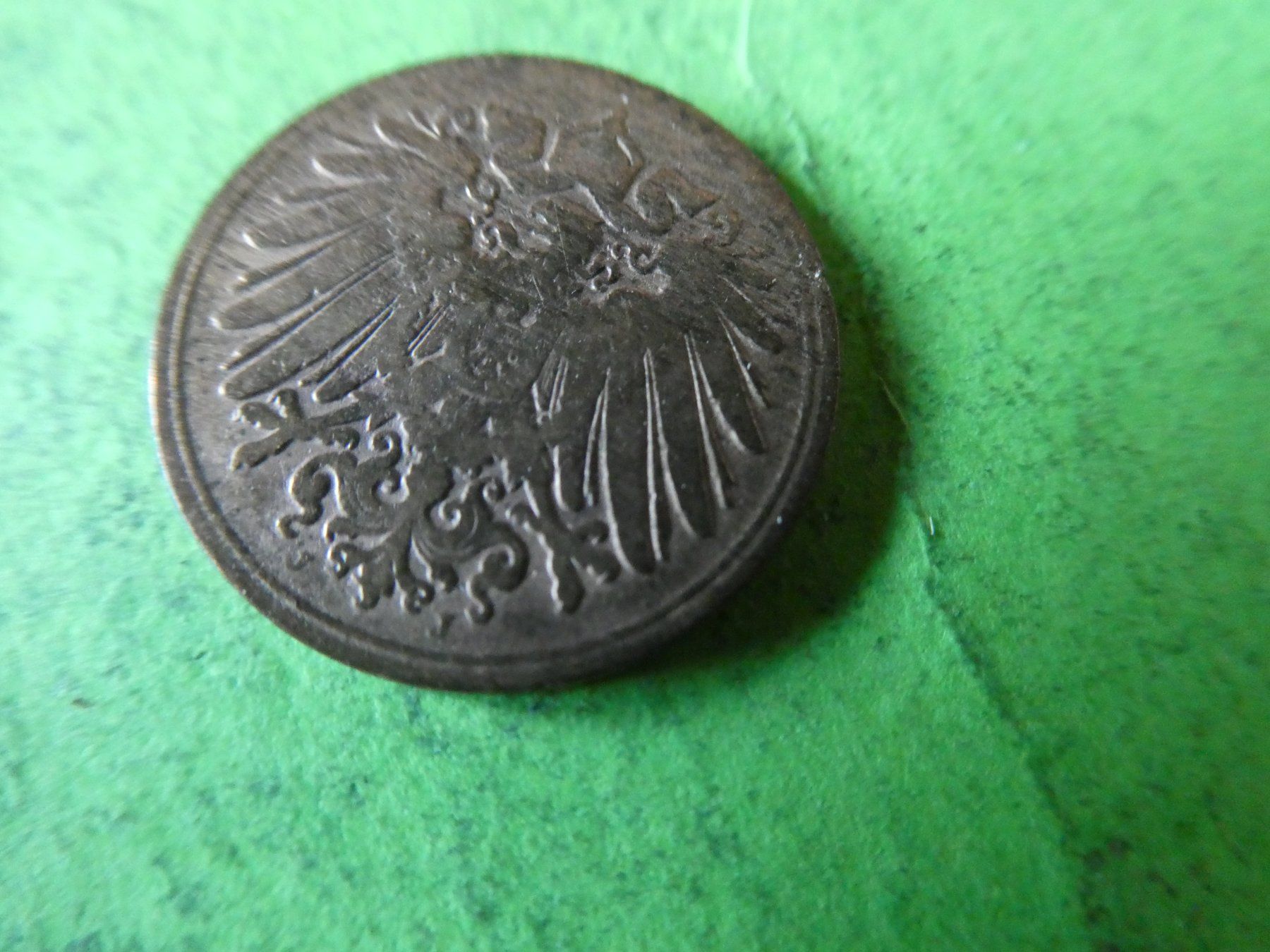 Tutti le monete: Dt. Reich 1899 J, 1 Pfennig – Usato da Hinterforst venduto da Rohusri 1