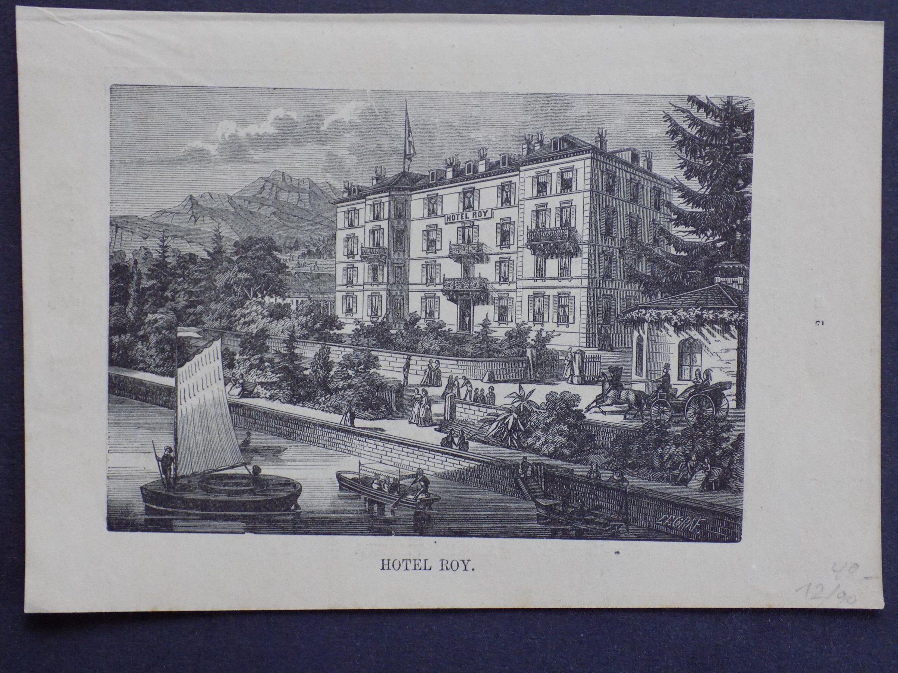 Incisioni: Montreux Hotel Roy – Usato da Risch venduto da Rischli15