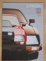 Citroen Visa, GSA, CX - Prospekt 1982 - K047