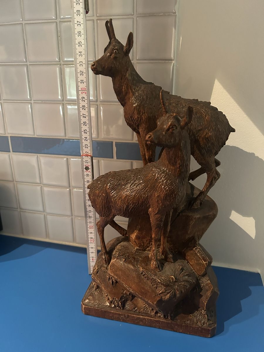 Sculture & Statue: Schöne Skulptur Gämse  – Usato da Bülach venduto da larson27