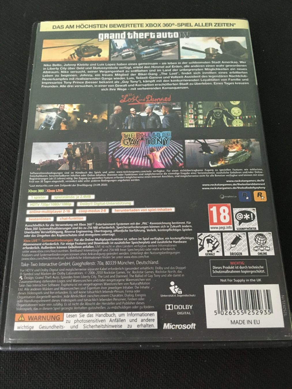 GTA Grand Theft Auto IV Complete Edition für Xbox360 | Kaufen auf Ricardo