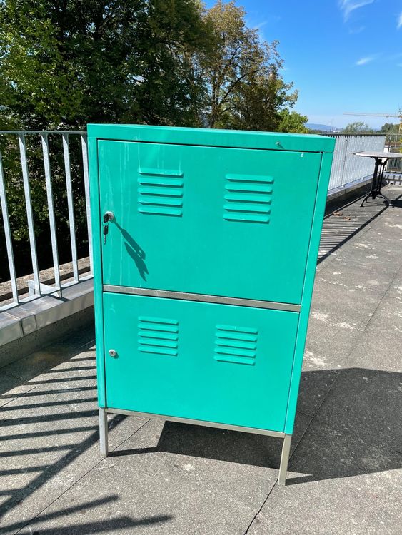 IKEA PS Metallschrank, abschliessbar, für Balkon o. Terrasse Kaufen