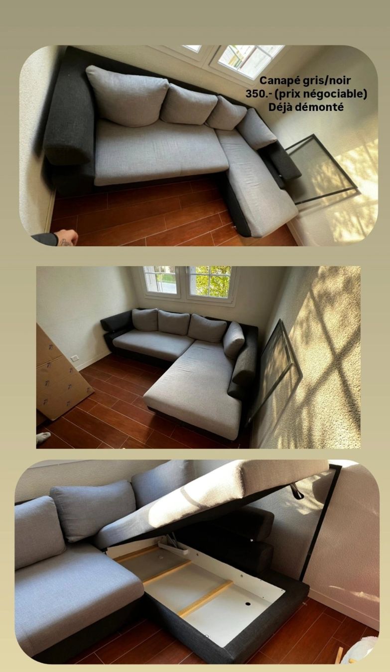 Ikea Letti: A vendre lit + canapé prix négociable – Usato da Nuvilly venduto da JoanaCas 1