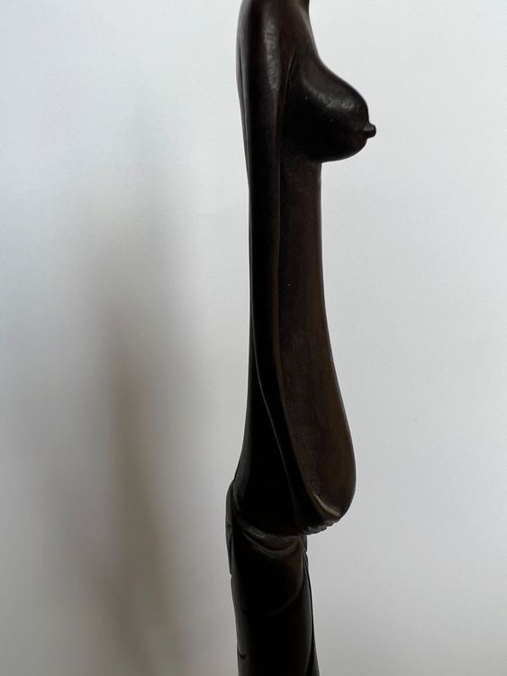 Skulpturen & Statuen: Afrikanische Holzfigur ca. 48 cm alt Handarbeit Unikat – Gebraucht aus Oberhofen Thun'see von SwissTreasure 7